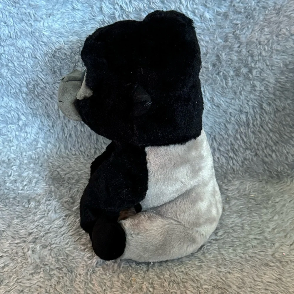 Ty Classic Bo Monkey Plush 9” Black Chimp Stuffed Animal Big Eyes Toy